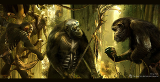 Illustration for article titled Espectaculares bocetos de El Amanecer del Planeta de los Simios